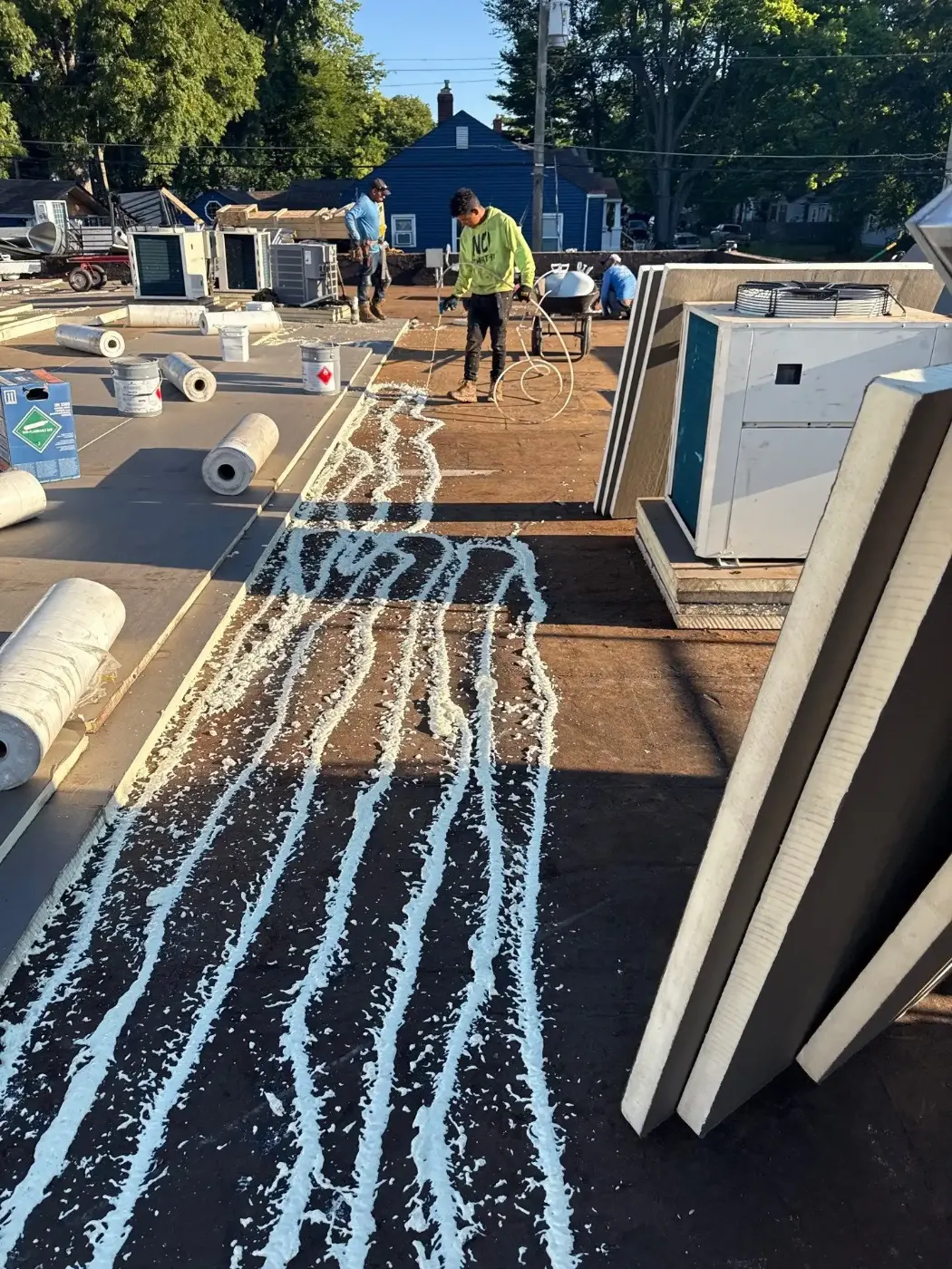 Membrane repair completed in Fairland