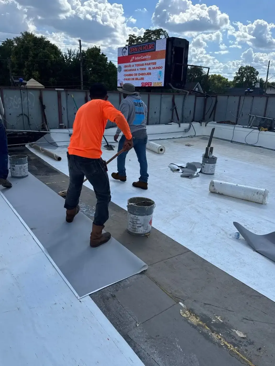 Membrane repair completed in Fairland